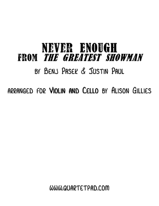 Book cover for Never Enough