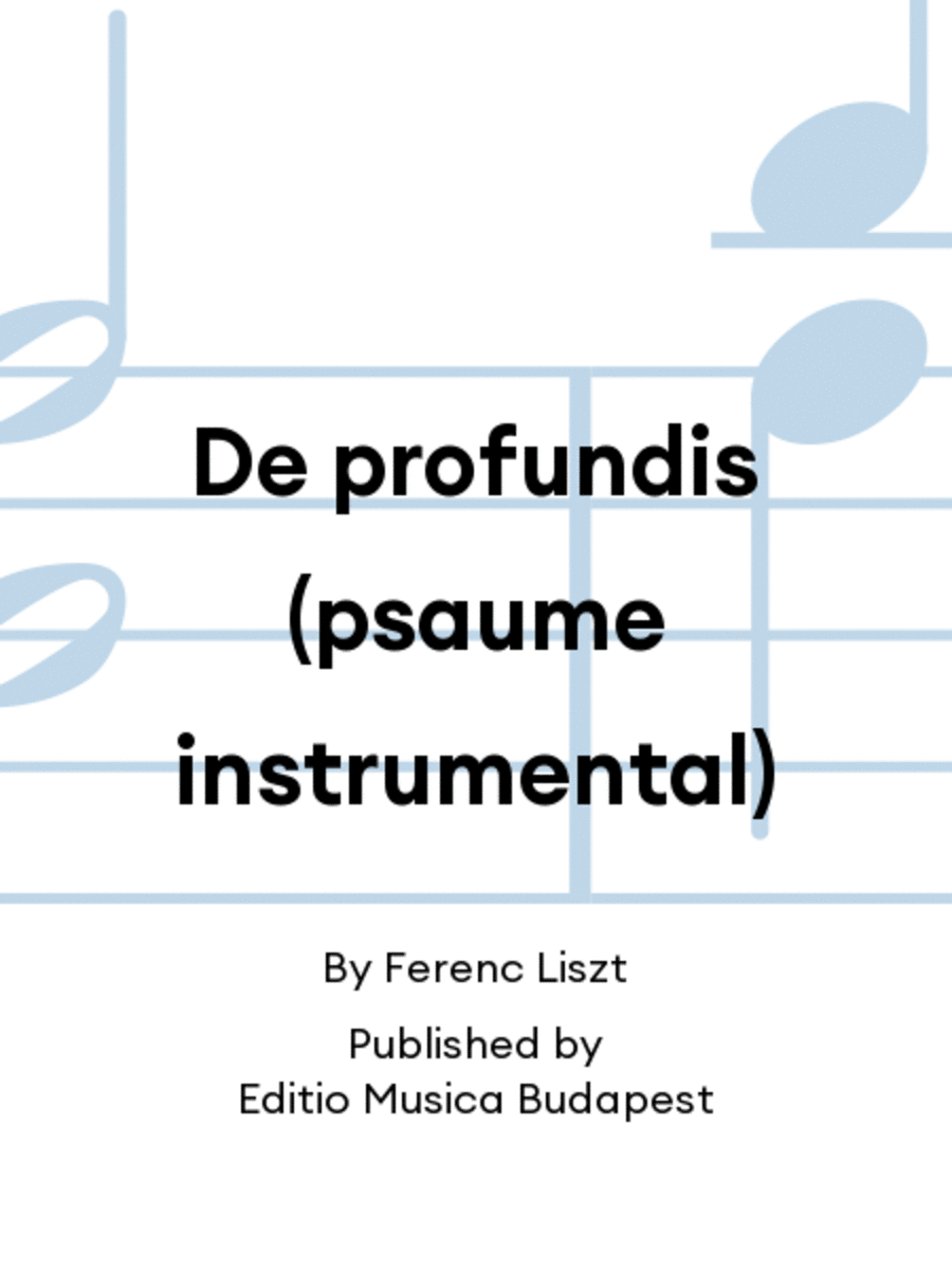 De profundis (psaume instrumental)