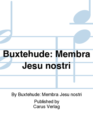 Book cover for Membra Jesu nostri