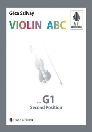 Book cover for Colourstrings Violin ABC: Book G1 - Second position