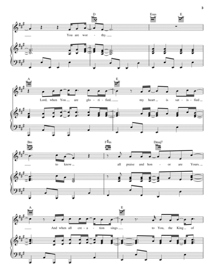 All Praise And Honor by Paul Baloche Piano, Vocal, Guitar - Digital Sheet Music