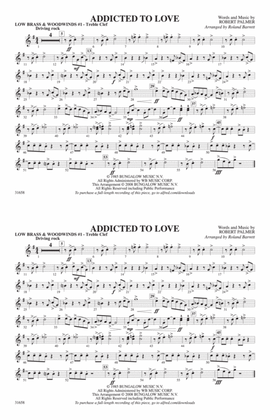 Addicted to Love: Low Brass & Woodwinds #1 - Treble Clef