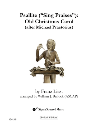 Book cover for Psallite ("Sing Praises"): Old Christmas Carol for Brass Quintet with Piano or Organ