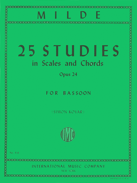 25 Studies in Scales and Chords, Op. 24 (KOVAR)