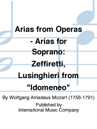 Book cover for Zeffiretti, Lusinghieri From Idomeneo (I. & E.)