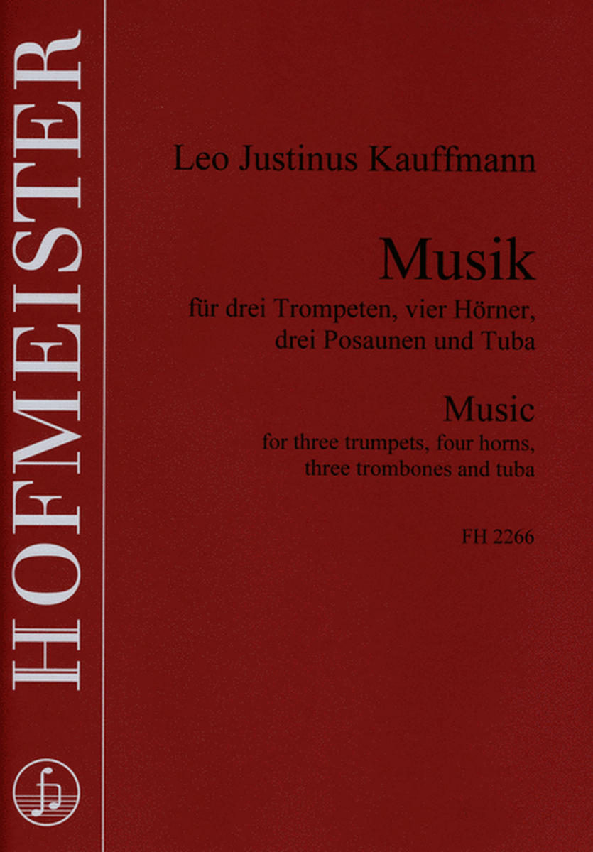 Musik fur 3 Trompeten, 4 Horner, 3 Posaunen und Tuba