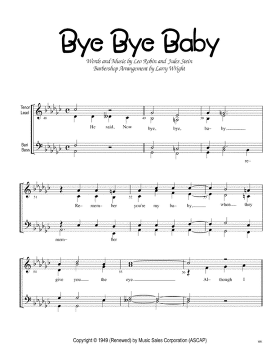 Bye Bye Baby* (women)