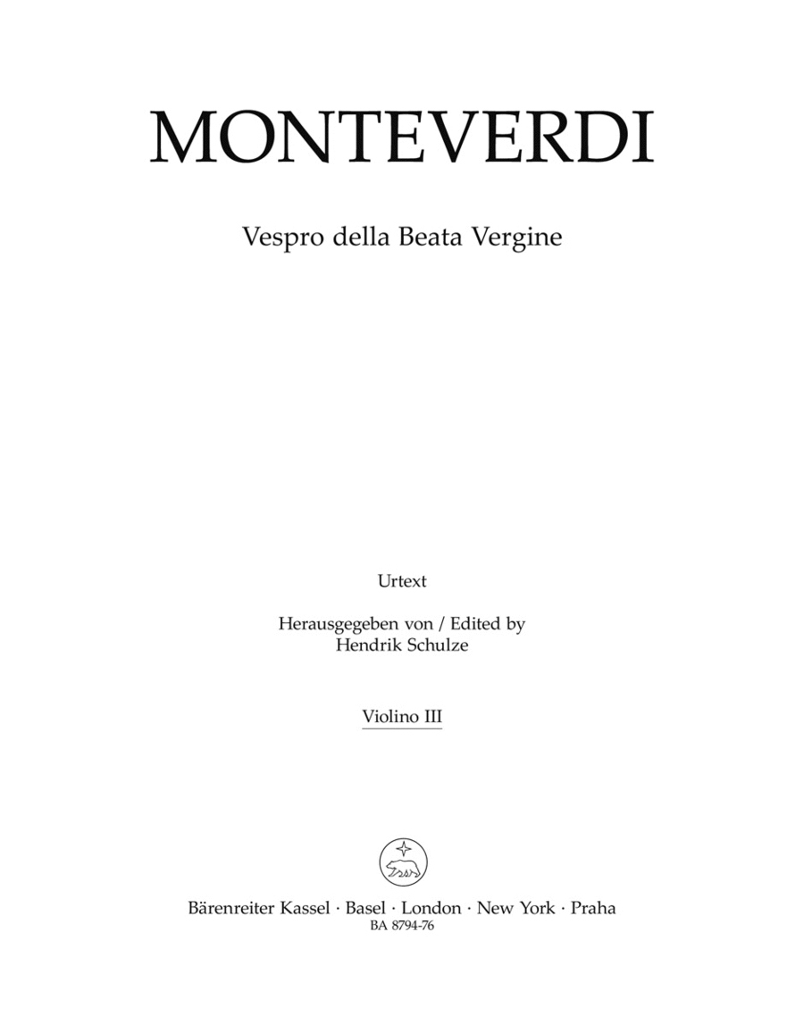 Vespro della Beata Vergine "Marienvesper"