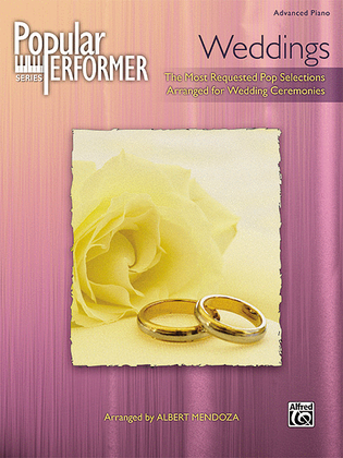 Book cover for Popular Performer -- Weddings