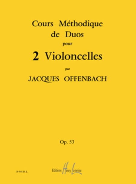 Cours methodique de duos pour deux violoncelles Op. 53