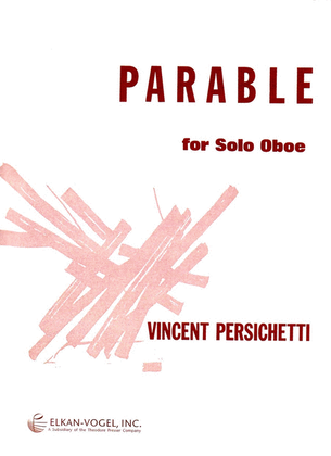 Book cover for Parable For Solo Oboe