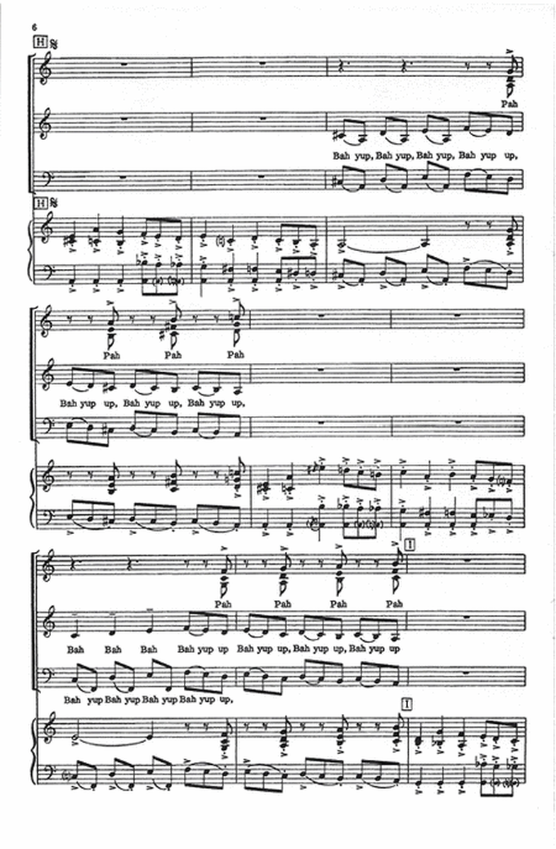 Blue Rondo A La Turk - SATB Parts Only