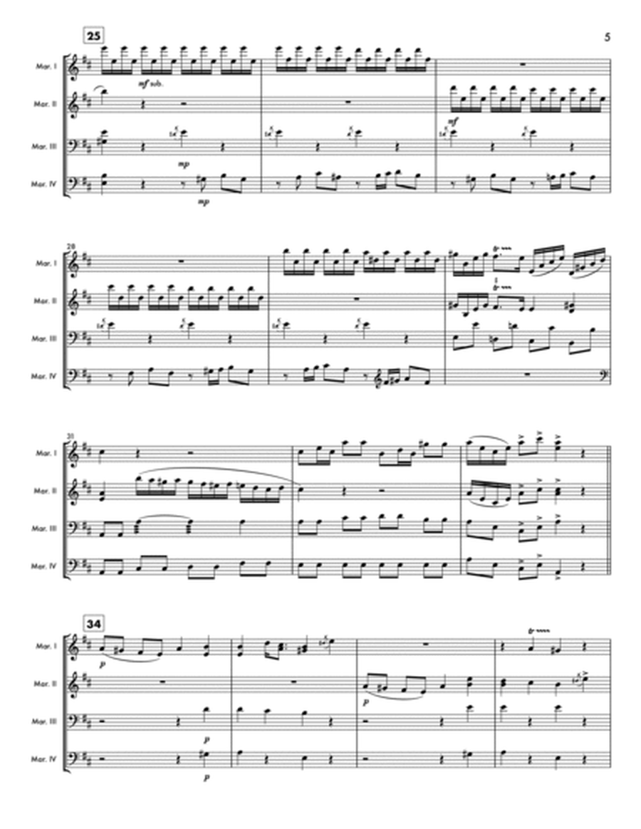 Sonata for Two Pianos, I. Allegro con Spirito, K.448 (arr. Owen Meldon)