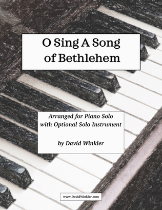 Book cover for O Sing a Song of Bethlehem