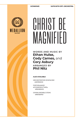 Book cover for Christ Be Magnified