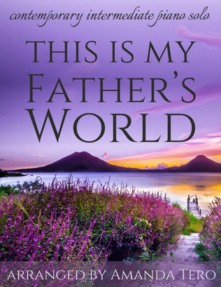 Book cover for This is my Father's World Intermediate piano sheet music