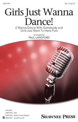 Book cover for Girls Just Wanna Dance! (I Wanna Dance with Somebody and Girls Just Want to Have Fun)