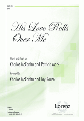 Book cover for His Love Rolls Over Me