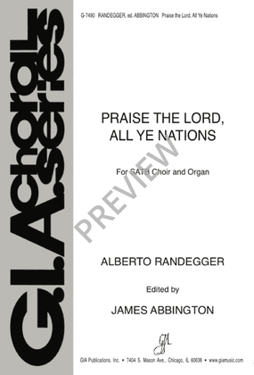 Book cover for Praise the Lord, All Ye Nations