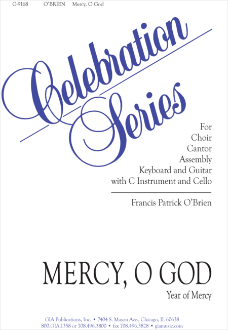 Mercy, O God