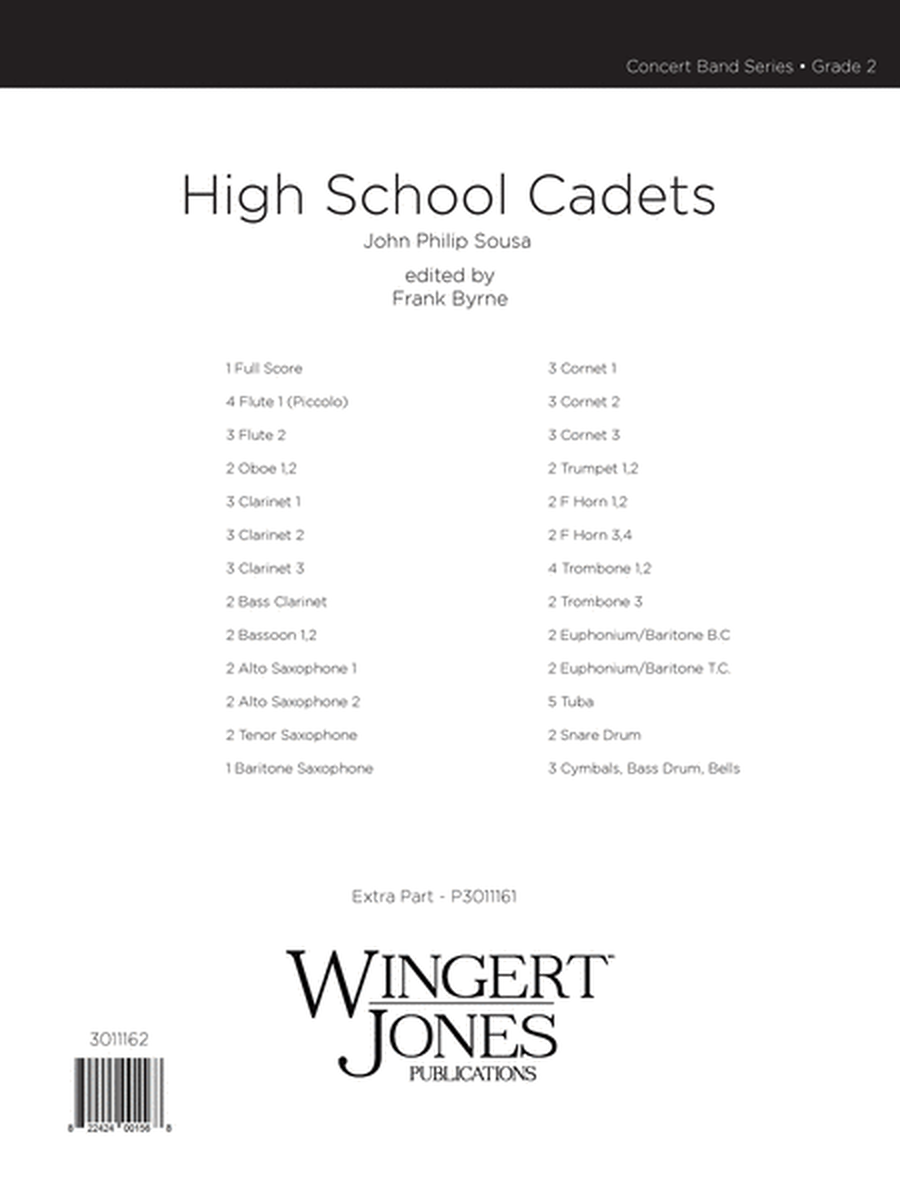 High School Cadets - Full Score