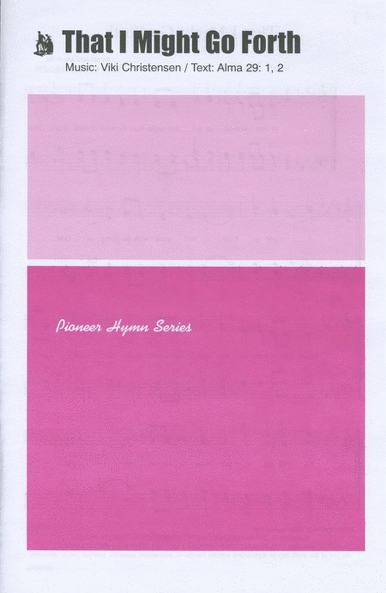 That I Might Go Forth - SATB, a cappella image number null