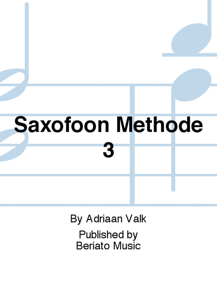 Saxofoon Methode 3