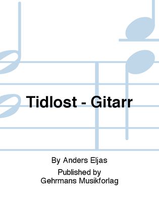 Book cover for Tidlost - Gitarr