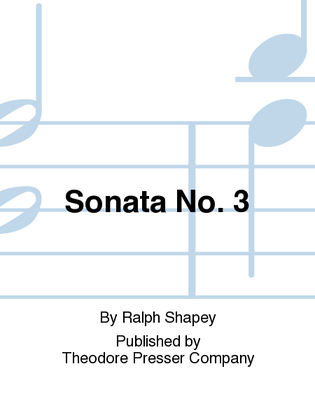 Book cover for Sonata No. 3