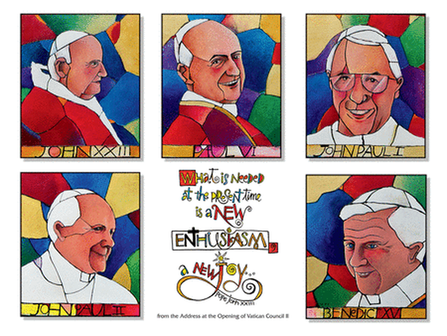 The Popes Since Vatican II poster