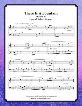 Book cover for There Is A Fountain - Hymnfelt Piano