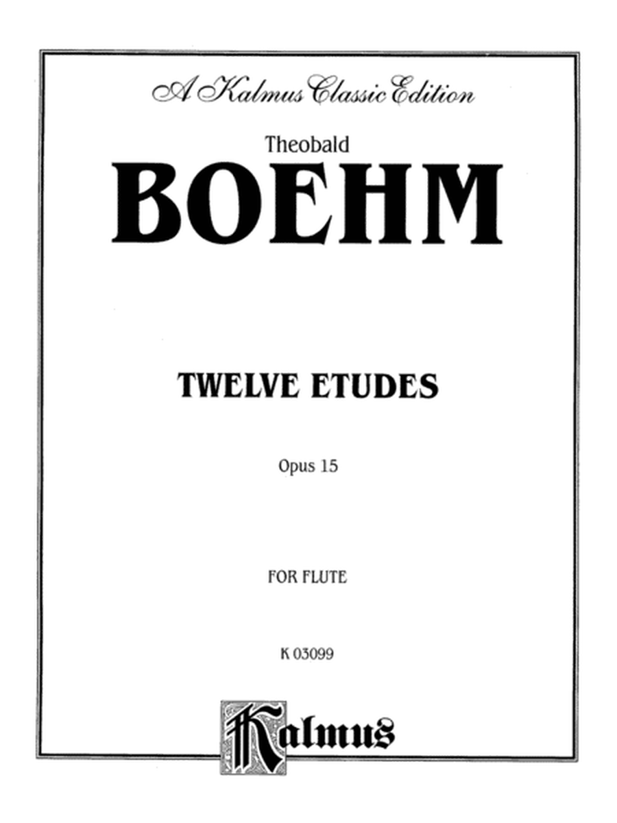 Twelve Studies, Op. 15 for Flute Solo