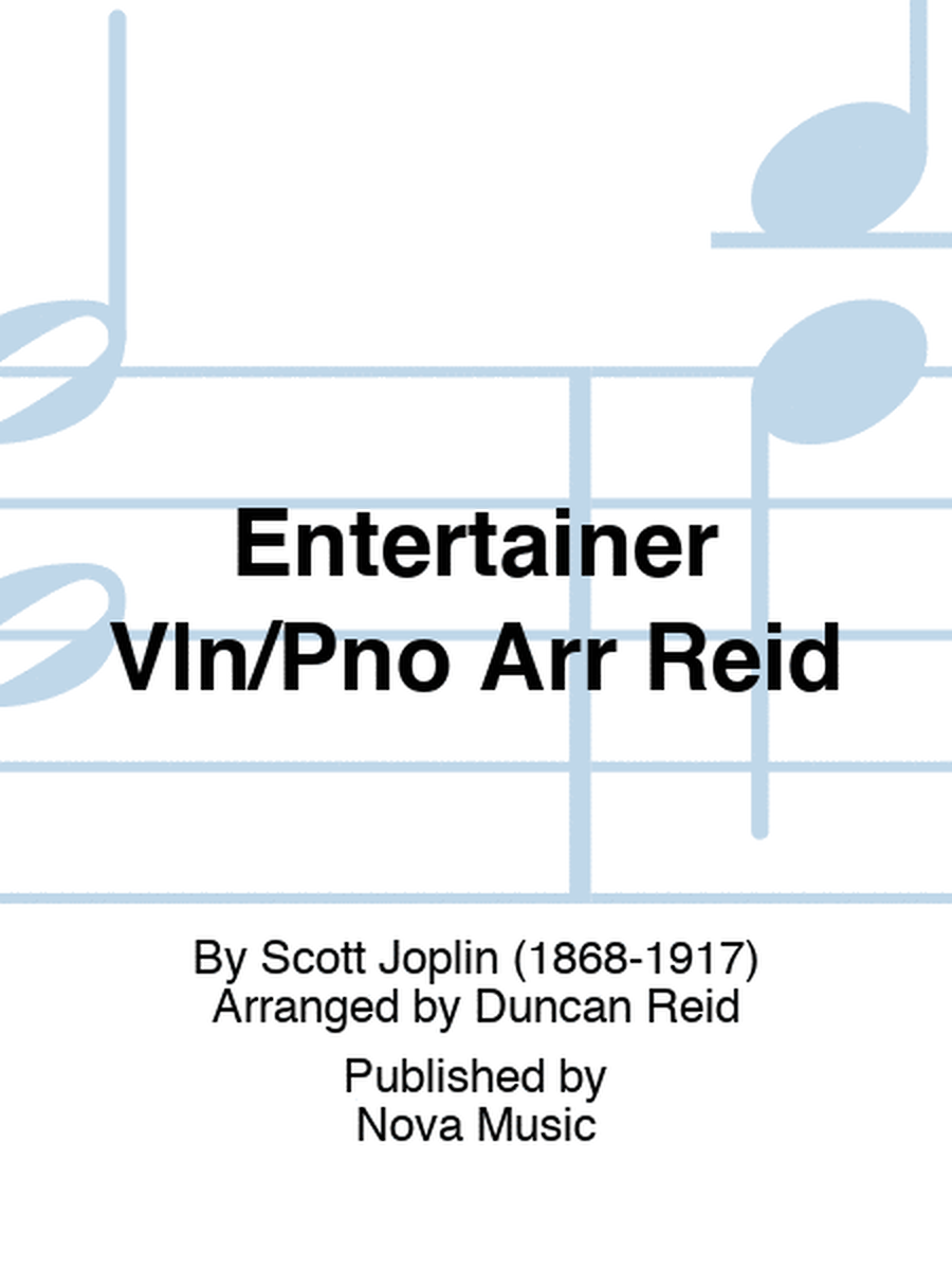 Entertainer Vln/Pno Arr Reid