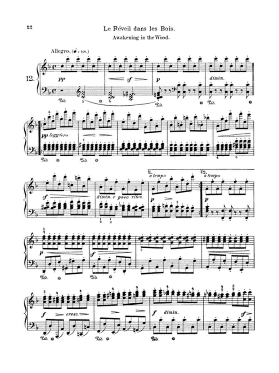 Burgmüller: Eighteen Characteristic Studies, Op. 109