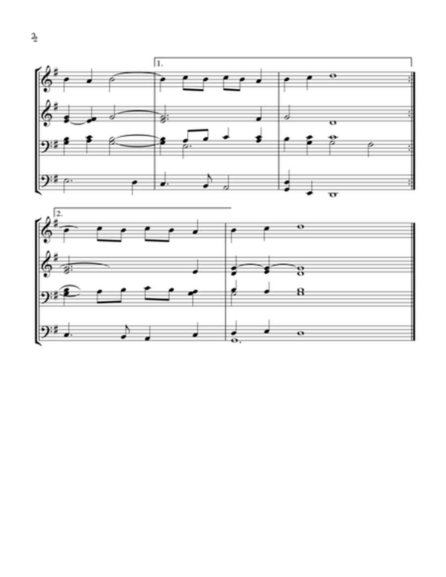 ENGELBERG (When In Our Music God Is Glorified)  Digital Sheet Music