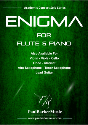 Book cover for Enigma (Flute & Piano)
