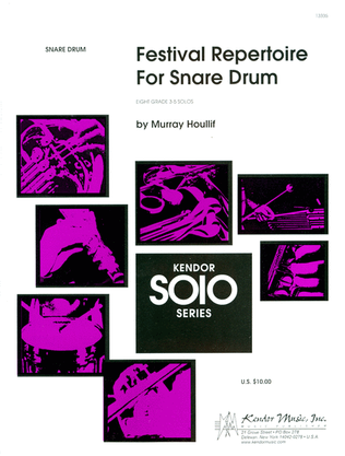 Book cover for Festival Repertoire For Snare Drum