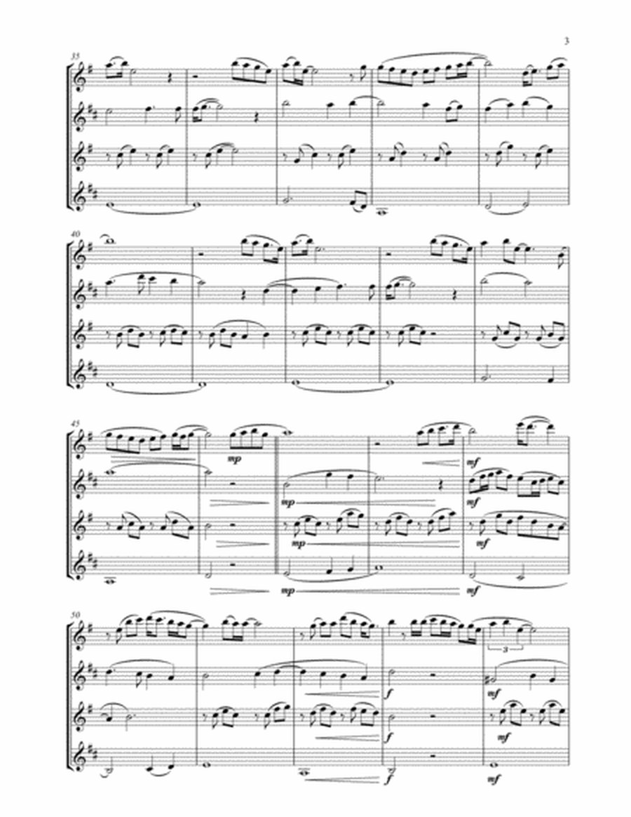 Vincent (Starry, Starry Night) for Saxophone Quartet (SATB) image number null