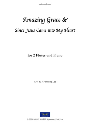 Book cover for Amazing Grace for 2 flutes & Pno