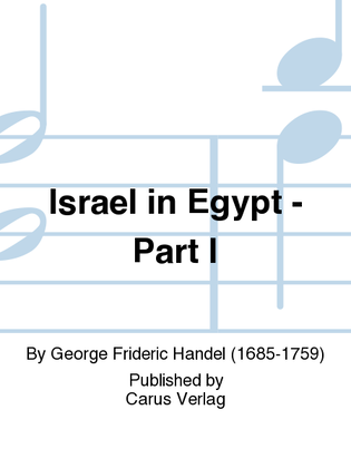 Book cover for Israel in Egypt - Part I