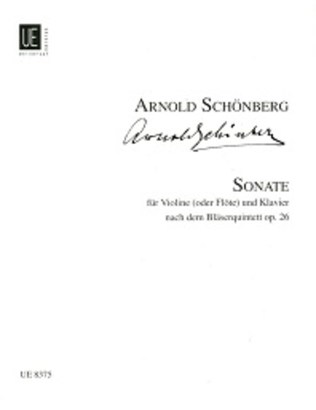 Book cover for Sonata for Violin or Flute and Piano, Op. 26