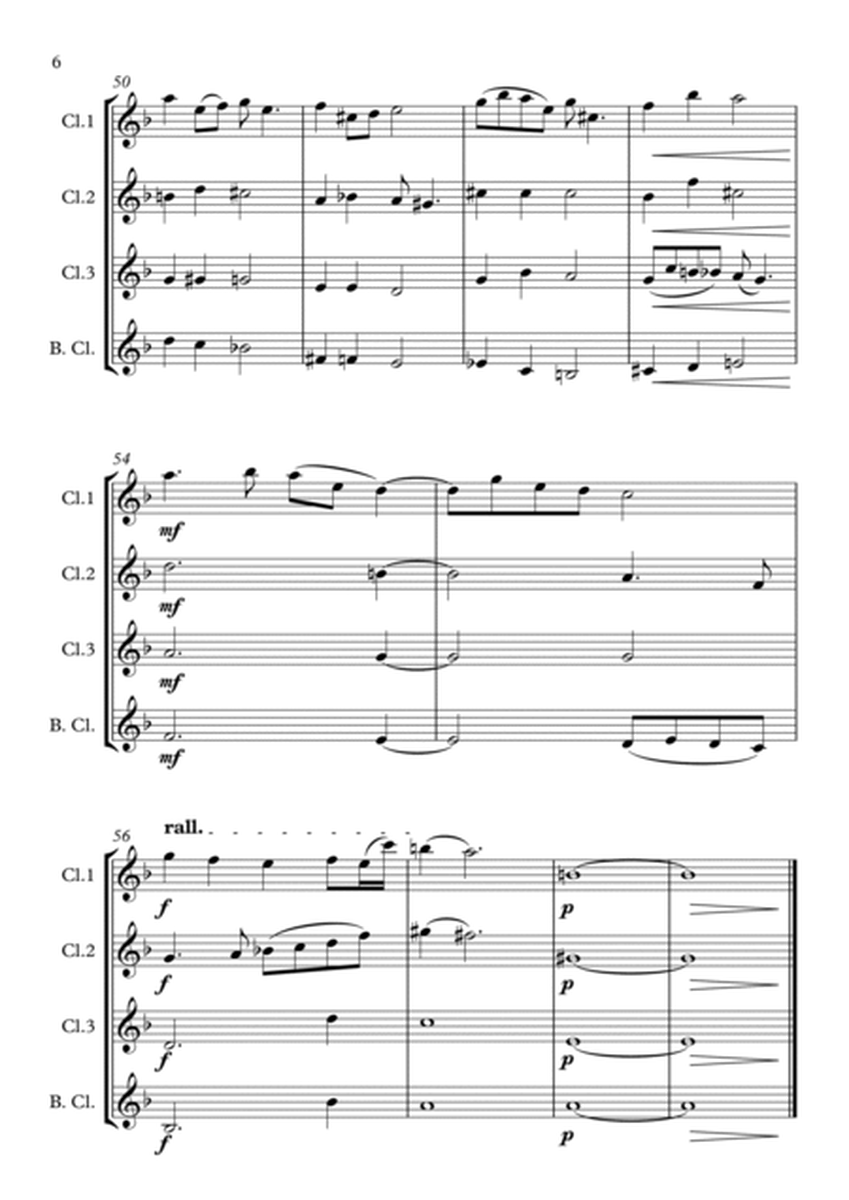 Melancholy - Clarinet Quartet image number null