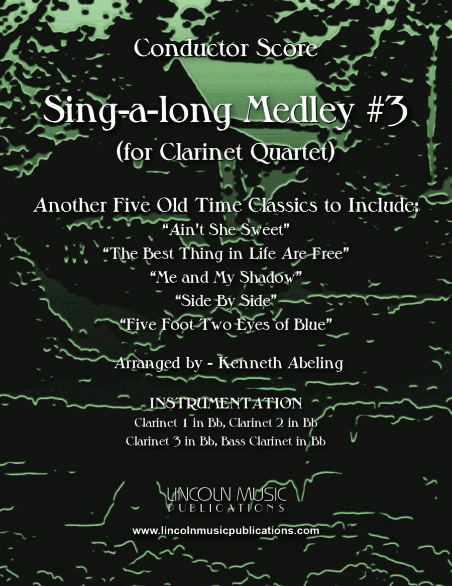 Sing-along Medley #3 (for Clarinet Quartet) image number null