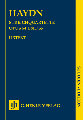 Book cover for String Quartets, Vol. VII, Op. 54 and Op. 55 (Tost Quartets)