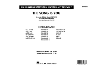 The Song Is You - Conductor Score (Full Score)