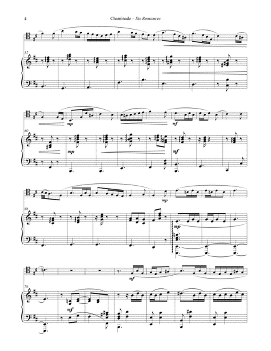 Six Romances Without Words, Op. 76 for Trombone and Piano