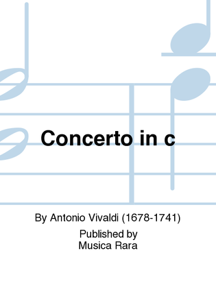 Book cover for Concerto in C minor