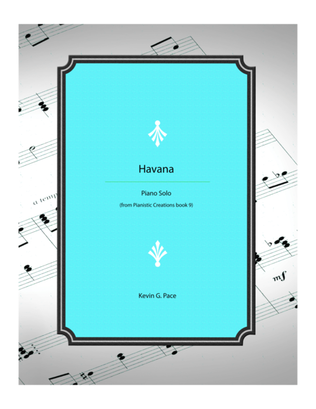 Book cover for Havana - piano solo