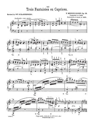 Fantasia In A Minor, Op. 16, No. 1