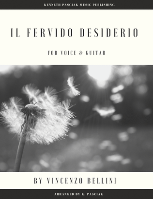 Book cover for Il fervido desiderio (for Voice and Guitar)
